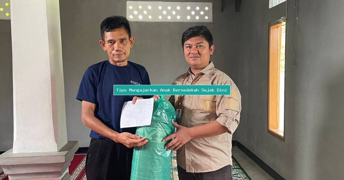 Tips Mengajarkan Anak Bersedekah Sejak Dini